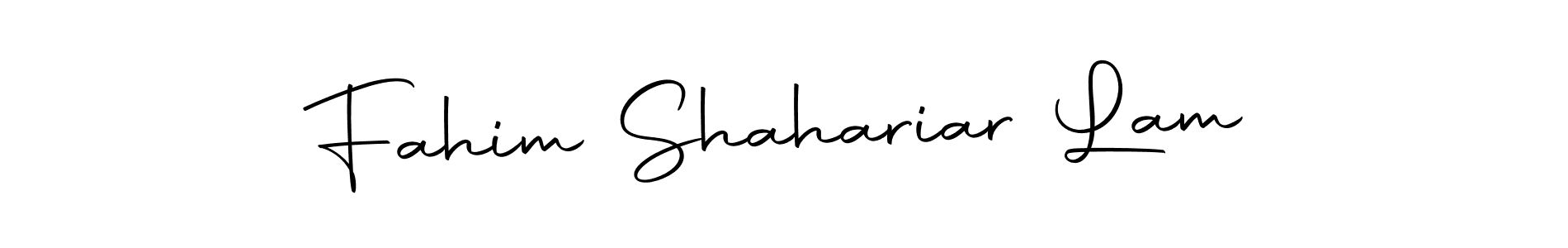 Design your own signature with our free online signature maker. With this signature software, you can create a handwritten (Autography-DOLnW) signature for name Fahim Shahariar Lam. Fahim Shahariar Lam signature style 10 images and pictures png