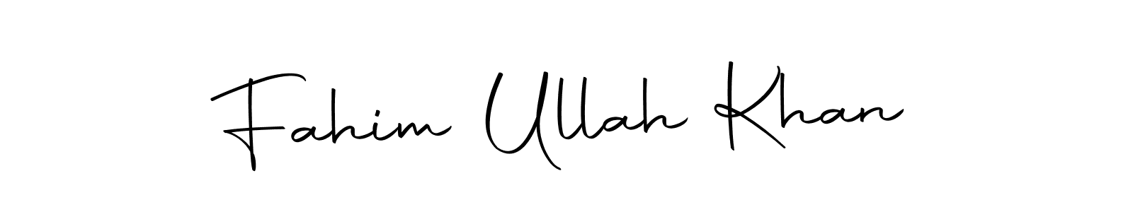 Make a beautiful signature design for name Fahim Ullah Khan. With this signature (Autography-DOLnW) style, you can create a handwritten signature for free. Fahim Ullah Khan signature style 10 images and pictures png