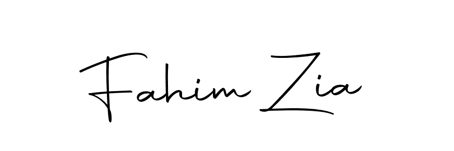 Also we have Fahim Zia name is the best signature style. Create professional handwritten signature collection using Autography-DOLnW autograph style. Fahim Zia signature style 10 images and pictures png