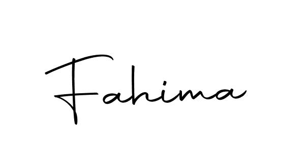 Use a signature maker to create a handwritten signature online. With this signature software, you can design (Autography-DOLnW) your own signature for name Fahima. Fahima signature style 10 images and pictures png