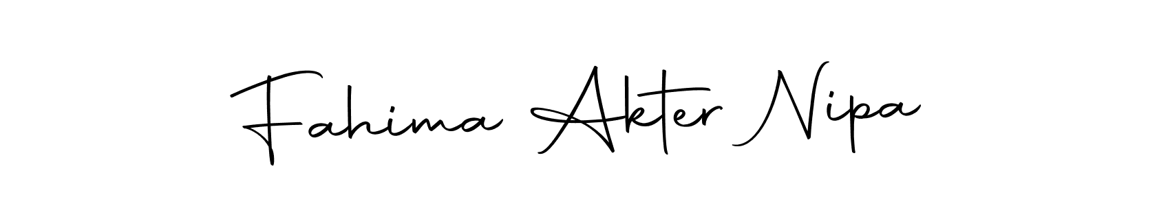 It looks lik you need a new signature style for name Fahima Akter Nipa. Design unique handwritten (Autography-DOLnW) signature with our free signature maker in just a few clicks. Fahima Akter Nipa signature style 10 images and pictures png