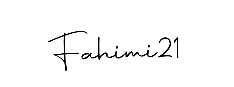 Make a beautiful signature design for name Fahimi21. With this signature (Autography-DOLnW) style, you can create a handwritten signature for free. Fahimi21 signature style 10 images and pictures png