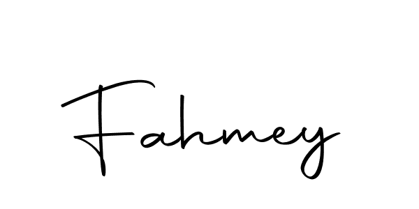 Design your own signature with our free online signature maker. With this signature software, you can create a handwritten (Autography-DOLnW) signature for name Fahmey. Fahmey signature style 10 images and pictures png