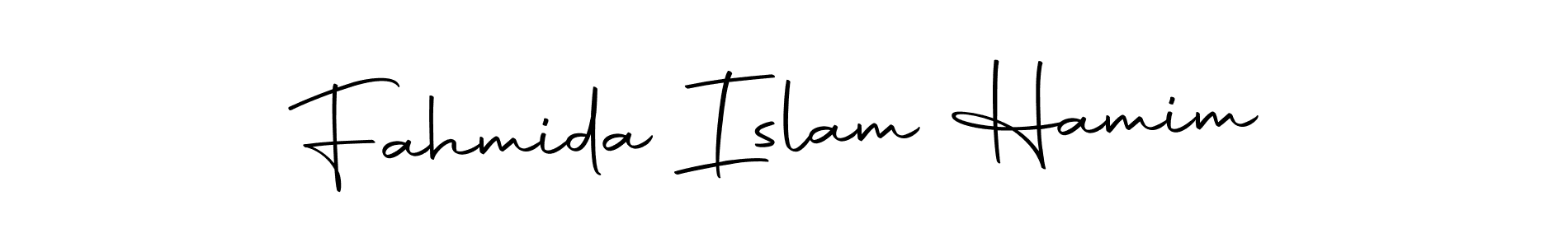 Once you've used our free online signature maker to create your best signature Autography-DOLnW style, it's time to enjoy all of the benefits that Fahmida Islam Hamim name signing documents. Fahmida Islam Hamim signature style 10 images and pictures png