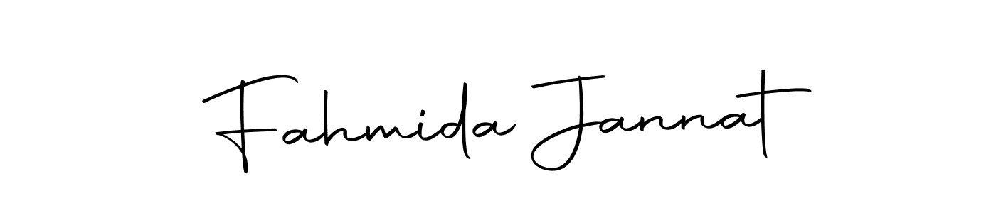 You should practise on your own different ways (Autography-DOLnW) to write your name (Fahmida Jannat) in signature. don't let someone else do it for you. Fahmida Jannat signature style 10 images and pictures png