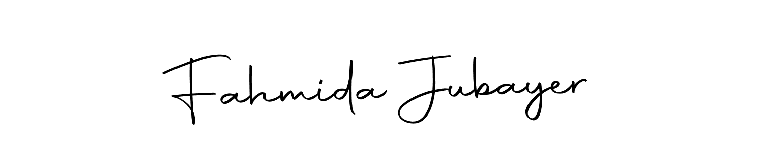 You can use this online signature creator to create a handwritten signature for the name Fahmida Jubayer. This is the best online autograph maker. Fahmida Jubayer signature style 10 images and pictures png