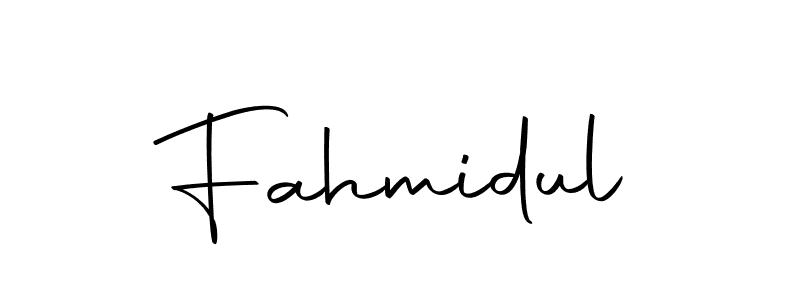 Also we have Fahmidul name is the best signature style. Create professional handwritten signature collection using Autography-DOLnW autograph style. Fahmidul signature style 10 images and pictures png
