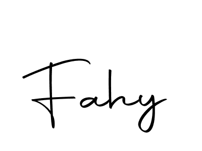 Make a beautiful signature design for name Fahy. With this signature (Autography-DOLnW) style, you can create a handwritten signature for free. Fahy signature style 10 images and pictures png