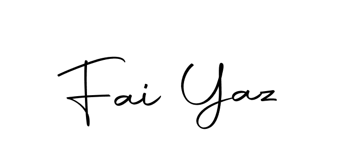 Create a beautiful signature design for name Fai Yaz. With this signature (Autography-DOLnW) fonts, you can make a handwritten signature for free. Fai Yaz signature style 10 images and pictures png