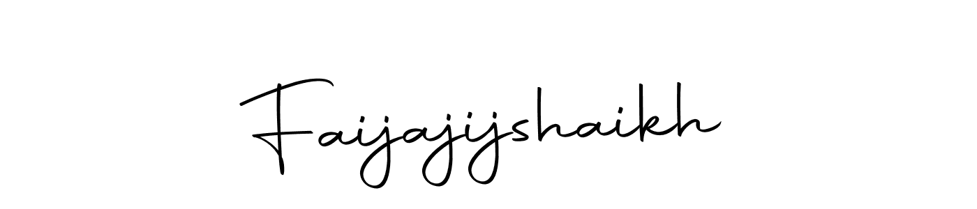 Also we have Faijajijshaikh name is the best signature style. Create professional handwritten signature collection using Autography-DOLnW autograph style. Faijajijshaikh signature style 10 images and pictures png