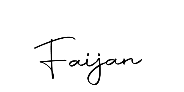 You should practise on your own different ways (Autography-DOLnW) to write your name (Faijan) in signature. don't let someone else do it for you. Faijan signature style 10 images and pictures png