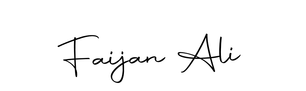 Create a beautiful signature design for name Faijan Ali. With this signature (Autography-DOLnW) fonts, you can make a handwritten signature for free. Faijan Ali signature style 10 images and pictures png