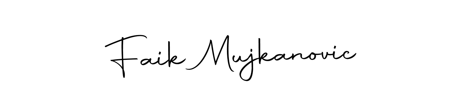 Also You can easily find your signature by using the search form. We will create Faik Mujkanovic name handwritten signature images for you free of cost using Autography-DOLnW sign style. Faik Mujkanovic signature style 10 images and pictures png