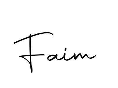 Create a beautiful signature design for name Faim. With this signature (Autography-DOLnW) fonts, you can make a handwritten signature for free. Faim signature style 10 images and pictures png