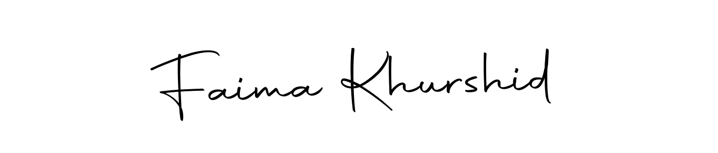 How to make Faima Khurshid signature? Autography-DOLnW is a professional autograph style. Create handwritten signature for Faima Khurshid name. Faima Khurshid signature style 10 images and pictures png