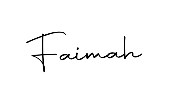 Use a signature maker to create a handwritten signature online. With this signature software, you can design (Autography-DOLnW) your own signature for name Faimah. Faimah signature style 10 images and pictures png