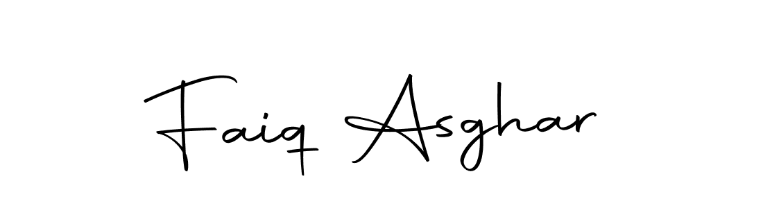 How to make Faiq Asghar name signature. Use Autography-DOLnW style for creating short signs online. This is the latest handwritten sign. Faiq Asghar signature style 10 images and pictures png