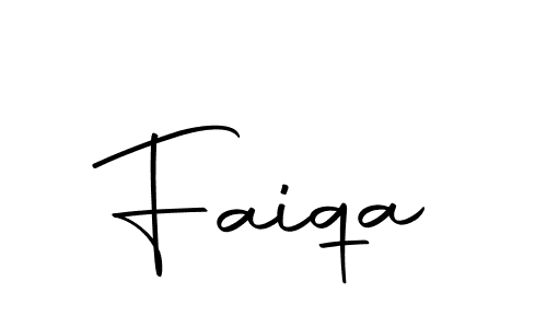 You should practise on your own different ways (Autography-DOLnW) to write your name (Faiqa) in signature. don't let someone else do it for you. Faiqa signature style 10 images and pictures png
