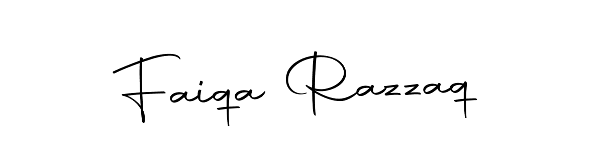 Make a beautiful signature design for name Faiqa Razzaq. With this signature (Autography-DOLnW) style, you can create a handwritten signature for free. Faiqa Razzaq signature style 10 images and pictures png
