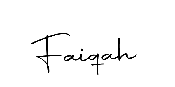 The best way (Autography-DOLnW) to make a short signature is to pick only two or three words in your name. The name Faiqah include a total of six letters. For converting this name. Faiqah signature style 10 images and pictures png