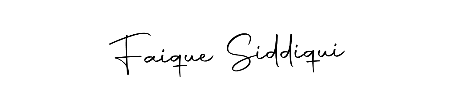 Use a signature maker to create a handwritten signature online. With this signature software, you can design (Autography-DOLnW) your own signature for name Faique Siddiqui. Faique Siddiqui signature style 10 images and pictures png