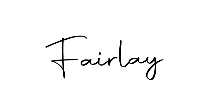 Create a beautiful signature design for name Fairlay. With this signature (Autography-DOLnW) fonts, you can make a handwritten signature for free. Fairlay signature style 10 images and pictures png