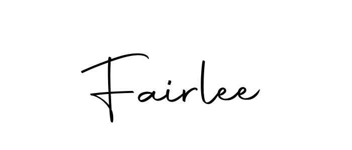 Design your own signature with our free online signature maker. With this signature software, you can create a handwritten (Autography-DOLnW) signature for name Fairlee. Fairlee signature style 10 images and pictures png
