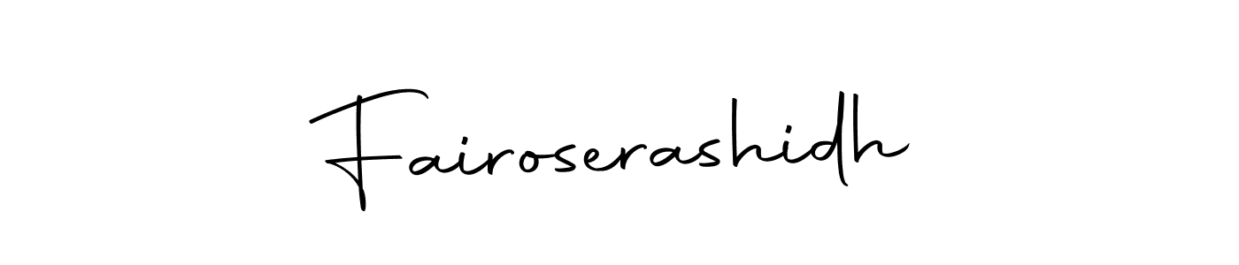 Autography-DOLnW is a professional signature style that is perfect for those who want to add a touch of class to their signature. It is also a great choice for those who want to make their signature more unique. Get Fairoserashidh name to fancy signature for free. Fairoserashidh signature style 10 images and pictures png