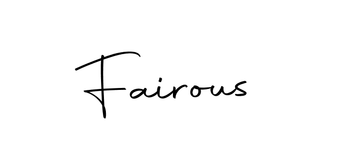 Fairous stylish signature style. Best Handwritten Sign (Autography-DOLnW) for my name. Handwritten Signature Collection Ideas for my name Fairous. Fairous signature style 10 images and pictures png
