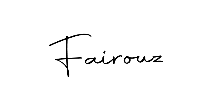 The best way (Autography-DOLnW) to make a short signature is to pick only two or three words in your name. The name Fairouz include a total of six letters. For converting this name. Fairouz signature style 10 images and pictures png