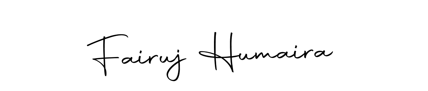 Design your own signature with our free online signature maker. With this signature software, you can create a handwritten (Autography-DOLnW) signature for name Fairuj Humaira. Fairuj Humaira signature style 10 images and pictures png