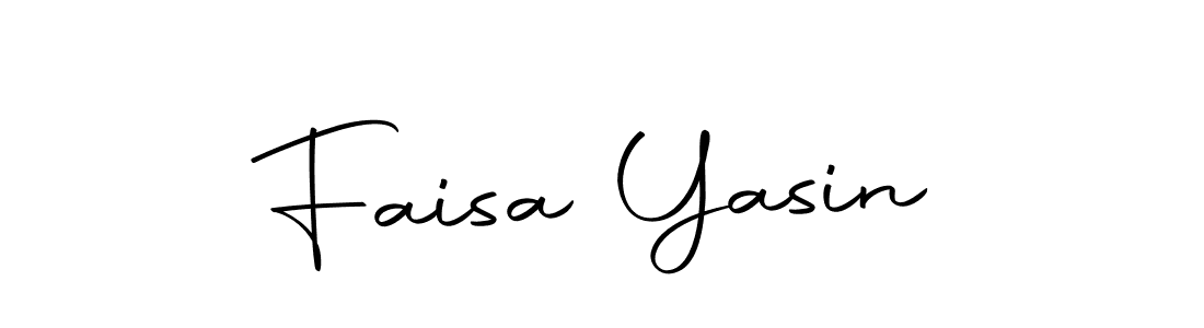Faisa Yasin stylish signature style. Best Handwritten Sign (Autography-DOLnW) for my name. Handwritten Signature Collection Ideas for my name Faisa Yasin. Faisa Yasin signature style 10 images and pictures png