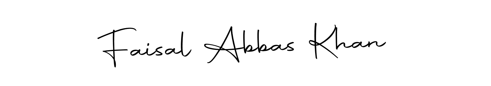 Design your own signature with our free online signature maker. With this signature software, you can create a handwritten (Autography-DOLnW) signature for name Faisal Abbas Khan. Faisal Abbas Khan signature style 10 images and pictures png