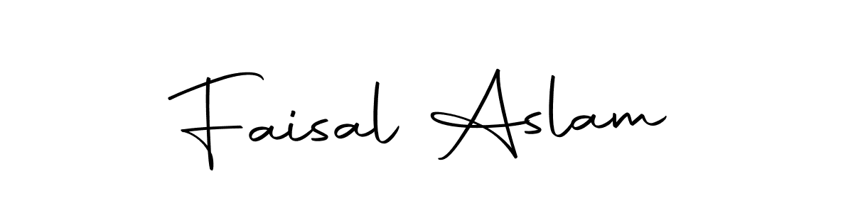 Create a beautiful signature design for name Faisal Aslam. With this signature (Autography-DOLnW) fonts, you can make a handwritten signature for free. Faisal Aslam signature style 10 images and pictures png