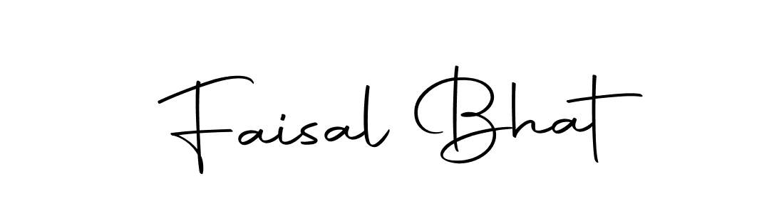 Create a beautiful signature design for name Faisal Bhat. With this signature (Autography-DOLnW) fonts, you can make a handwritten signature for free. Faisal Bhat signature style 10 images and pictures png
