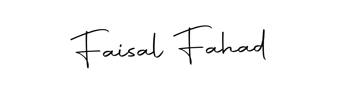 Create a beautiful signature design for name Faisal Fahad. With this signature (Autography-DOLnW) fonts, you can make a handwritten signature for free. Faisal Fahad signature style 10 images and pictures png