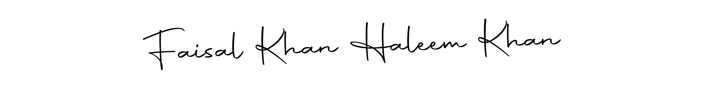 Design your own signature with our free online signature maker. With this signature software, you can create a handwritten (Autography-DOLnW) signature for name Faisal Khan Haleem Khan. Faisal Khan Haleem Khan signature style 10 images and pictures png