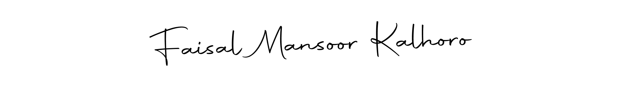 Use a signature maker to create a handwritten signature online. With this signature software, you can design (Autography-DOLnW) your own signature for name Faisal Mansoor Kalhoro. Faisal Mansoor Kalhoro signature style 10 images and pictures png