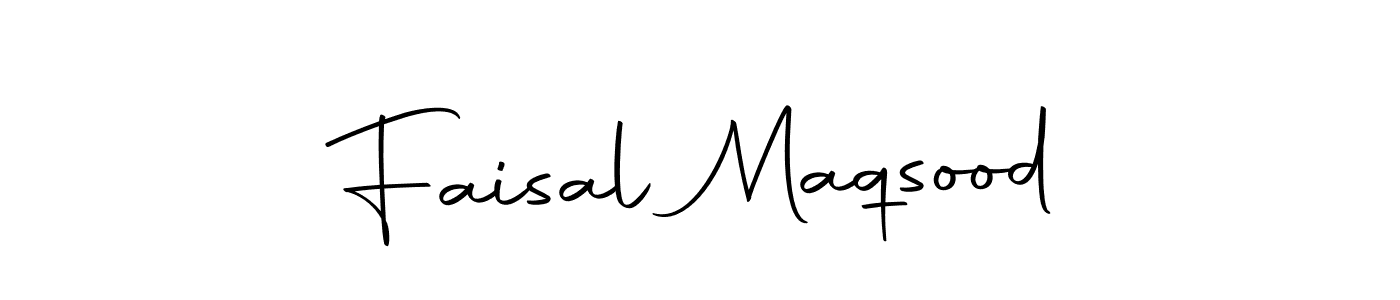 Design your own signature with our free online signature maker. With this signature software, you can create a handwritten (Autography-DOLnW) signature for name Faisal Maqsood. Faisal Maqsood signature style 10 images and pictures png