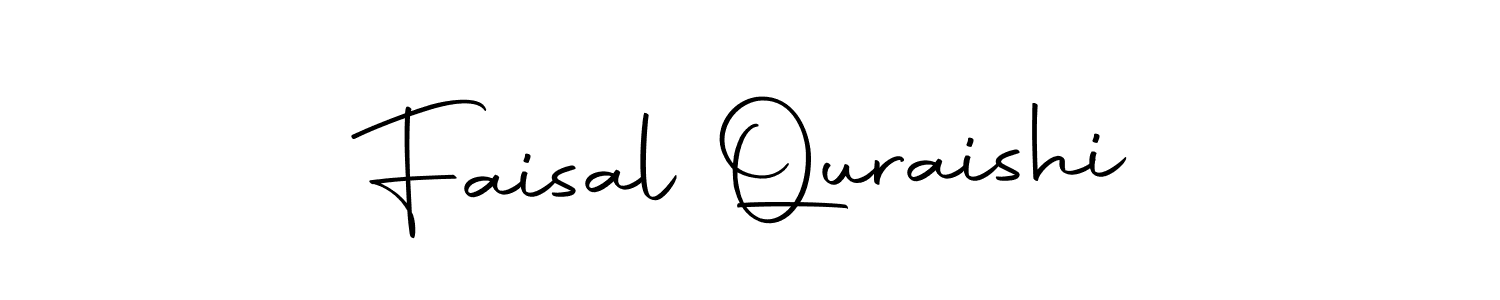 Create a beautiful signature design for name Faisal Quraishi. With this signature (Autography-DOLnW) fonts, you can make a handwritten signature for free. Faisal Quraishi signature style 10 images and pictures png