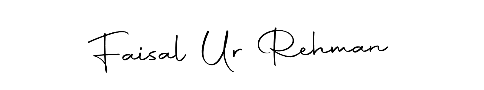 How to make Faisal Ur Rehman name signature. Use Autography-DOLnW style for creating short signs online. This is the latest handwritten sign. Faisal Ur Rehman signature style 10 images and pictures png