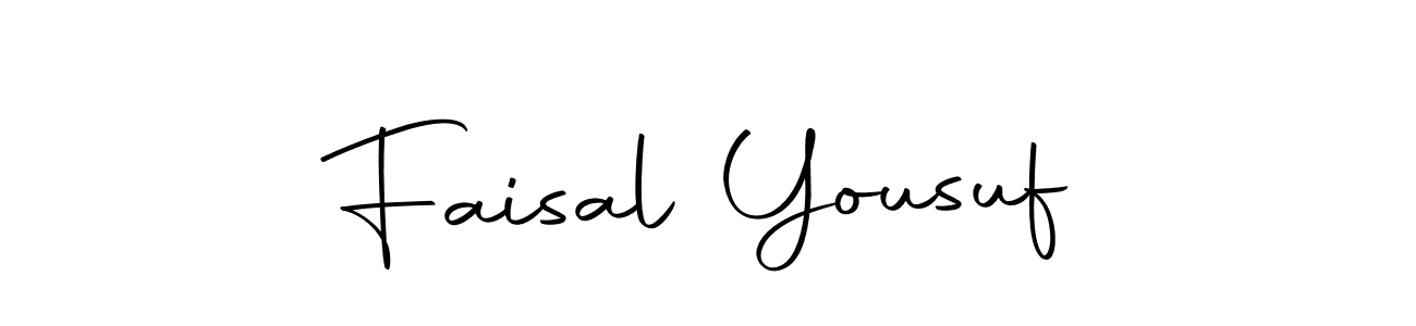 How to make Faisal Yousuf signature? Autography-DOLnW is a professional autograph style. Create handwritten signature for Faisal Yousuf name. Faisal Yousuf signature style 10 images and pictures png