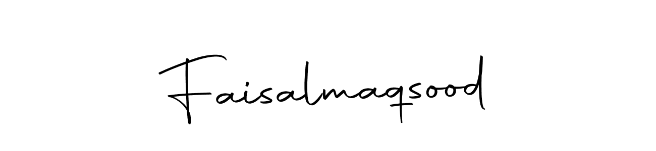 Create a beautiful signature design for name Faisalmaqsood. With this signature (Autography-DOLnW) fonts, you can make a handwritten signature for free. Faisalmaqsood signature style 10 images and pictures png