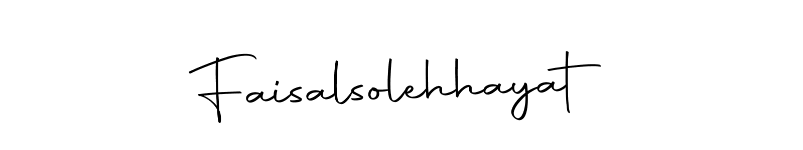 Design your own signature with our free online signature maker. With this signature software, you can create a handwritten (Autography-DOLnW) signature for name Faisalsolehhayat. Faisalsolehhayat signature style 10 images and pictures png