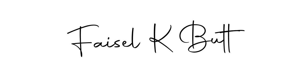 Make a short Faisel K Butt signature style. Manage your documents anywhere anytime using Autography-DOLnW. Create and add eSignatures, submit forms, share and send files easily. Faisel K Butt signature style 10 images and pictures png