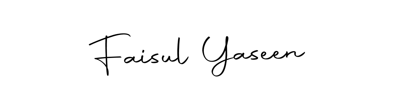 Create a beautiful signature design for name Faisul Yaseen. With this signature (Autography-DOLnW) fonts, you can make a handwritten signature for free. Faisul Yaseen signature style 10 images and pictures png