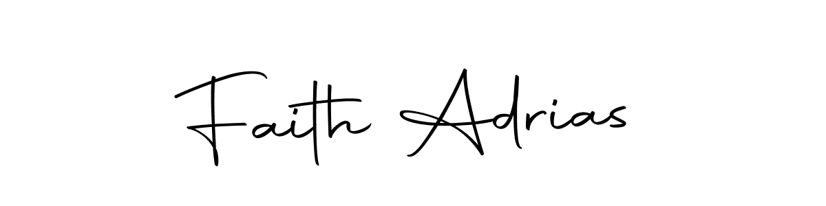 Design your own signature with our free online signature maker. With this signature software, you can create a handwritten (Autography-DOLnW) signature for name Faith Adrias. Faith Adrias signature style 10 images and pictures png