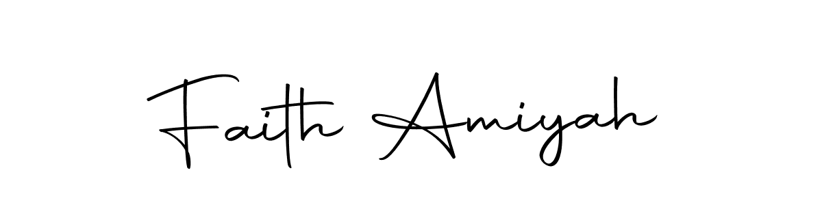 Faith Amiyah stylish signature style. Best Handwritten Sign (Autography-DOLnW) for my name. Handwritten Signature Collection Ideas for my name Faith Amiyah. Faith Amiyah signature style 10 images and pictures png