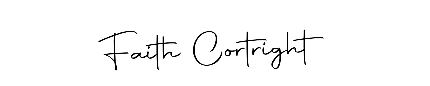 Make a beautiful signature design for name Faith Cortright. Use this online signature maker to create a handwritten signature for free. Faith Cortright signature style 10 images and pictures png