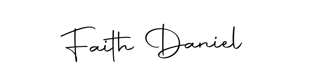 Use a signature maker to create a handwritten signature online. With this signature software, you can design (Autography-DOLnW) your own signature for name Faith Daniel. Faith Daniel signature style 10 images and pictures png